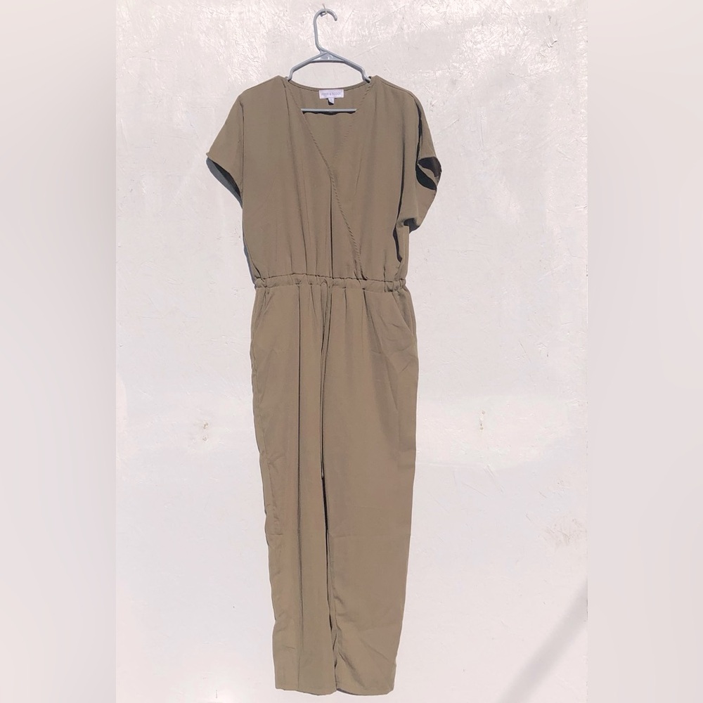 Piper and Scoot straight legged Jumpsuit size Large